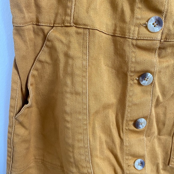 Denim mustard dress - Picture 7 of 9